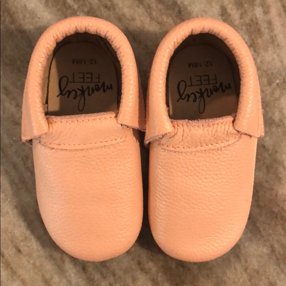 Money Feet pink Moccosins.